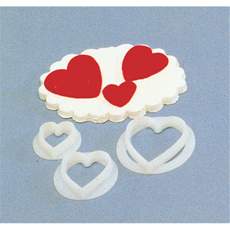 ハート抜型　3pcsセット 86413 1個（ご注文単位1個）【直送品】