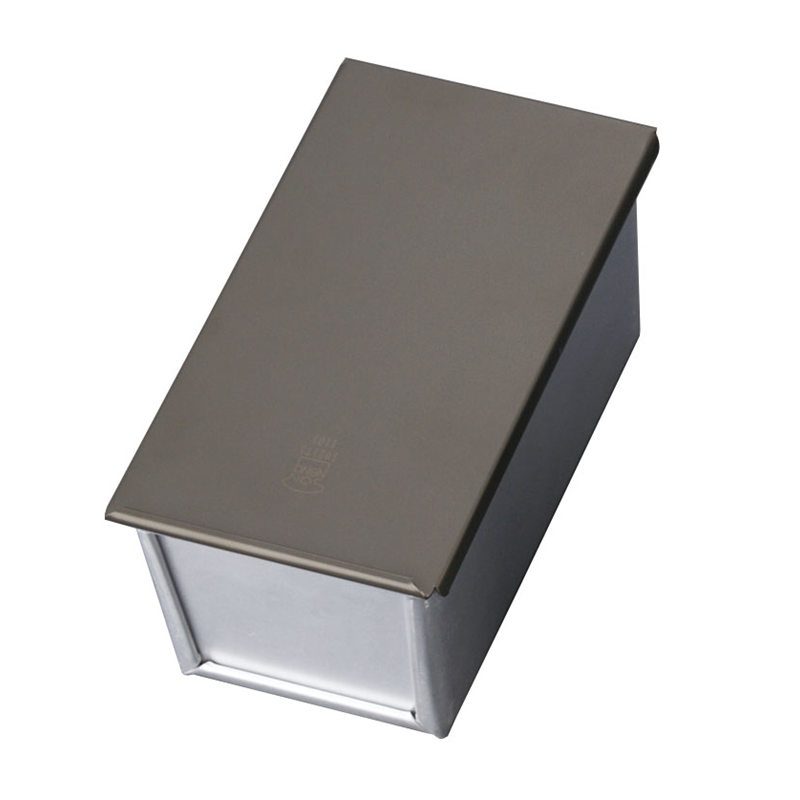 アルミ　ナノ・コーティング　食パン型 （蓋付）1斤　T102173 1個（ご注文単位1個）【直送品】