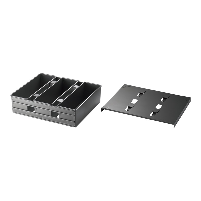 スルトン　トライプラス　3斤食パン型 3連結　（蓋付） 1袋（ご注文単位1袋）【直送品】