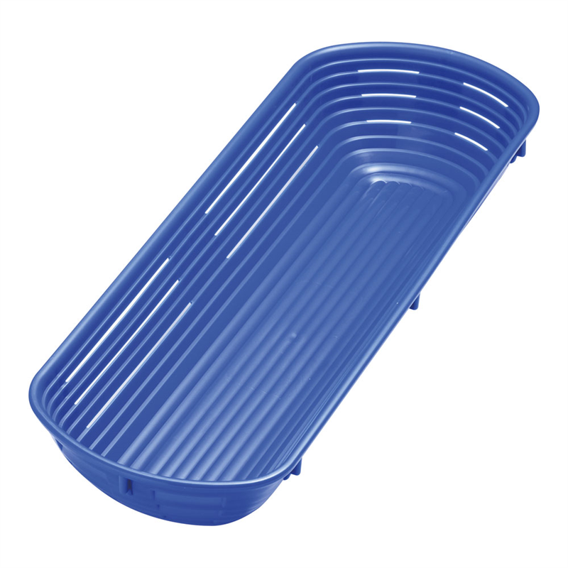 サーモ 醗酵カゴ長角型(ポリプロピレン) 48779 ブルー 1袋(ご注文単位1袋)【直送品】