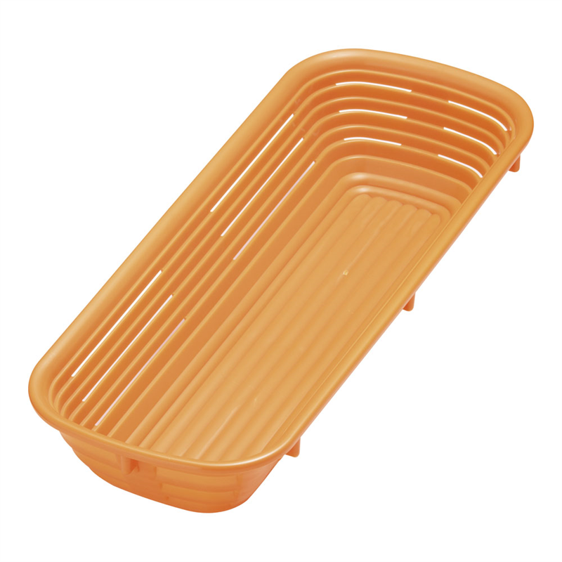 サーモ 醗酵カゴ長角型(ポリプロピレン) 48769 オレンジ 1袋(ご注文単位1袋)【直送品】