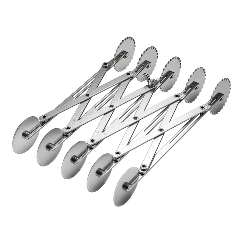 サーモ 18-8 5連カッター W式 68845(無地/ギザ) 1箱(ご注文単位1箱)【直送品】