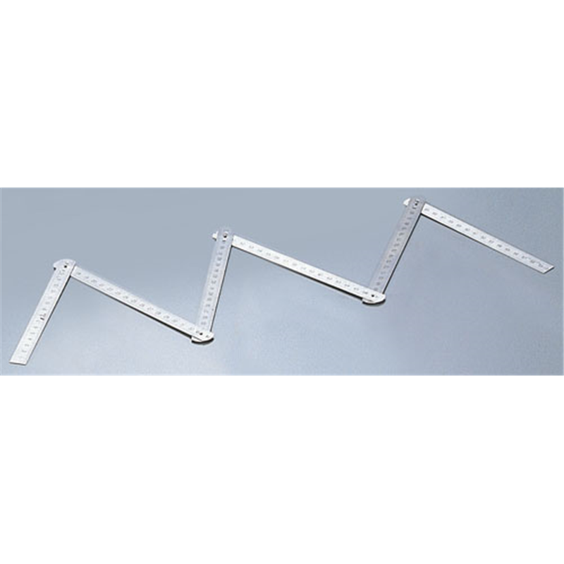 ステン六ッ折尺　　　№63770　　1m  1袋（ご注文単位1袋）【直送品】