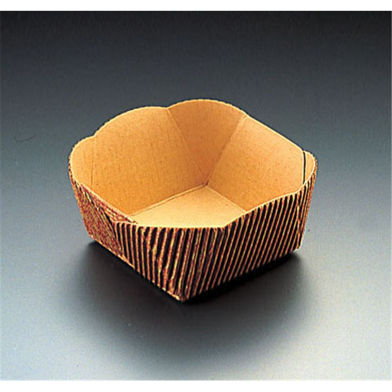 ベーキングトレー　リーフ柄正方型 CT-205　　（50枚入） 1袋（ご注文単位1袋）【直送品】