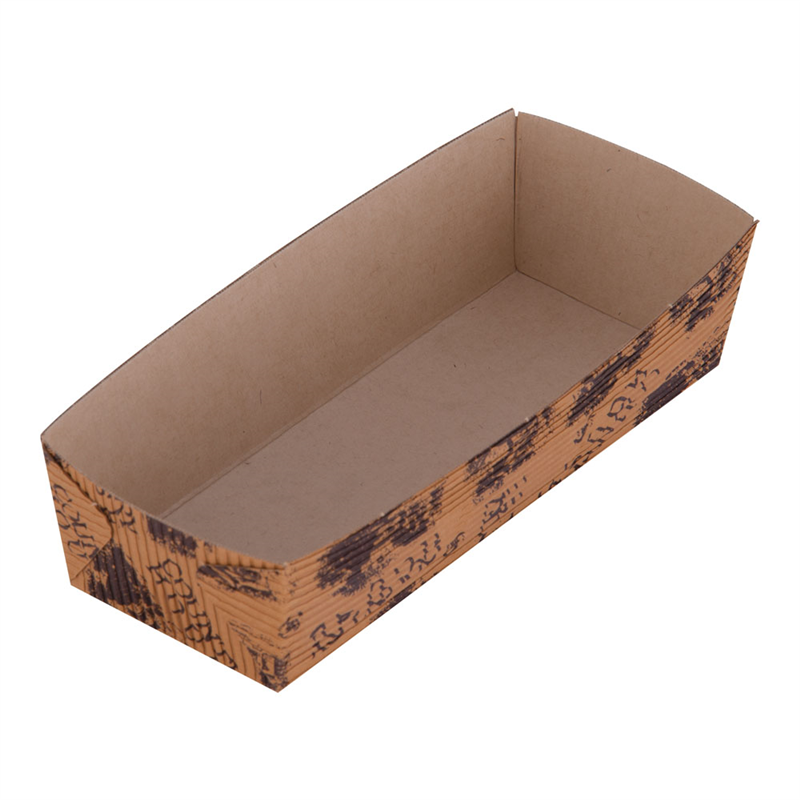 ベーキングトレー　ハウス柄長方型 CT-203　　（50枚入） 1袋（ご注文単位1袋）【直送品】