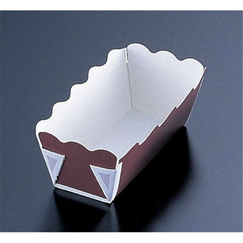 ペーパートレイ　ミニパウンド80 茶　（100枚入） 1袋（ご注文単位1袋）【直送品】