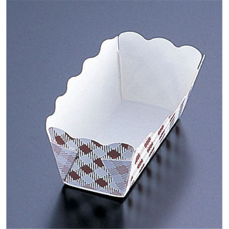 ペーパートレイ　ミニパウンド80 チェック　（100枚入） 1袋（ご注文単位1袋）【直送品】