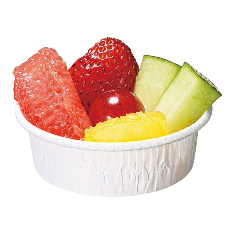 カールカップ(100枚入) CR-21 白無地 1袋(ご注文単位1袋)【直送品】