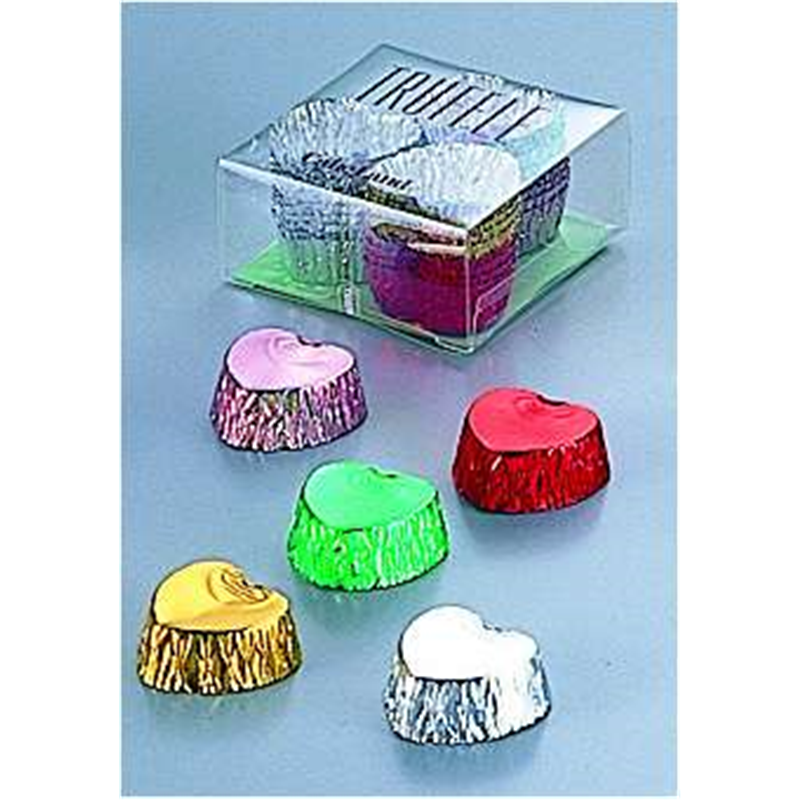 アルミ　トリュフミニチュア　ハート型 №1141（30入） 1個（ご注文単位1個）【直送品】