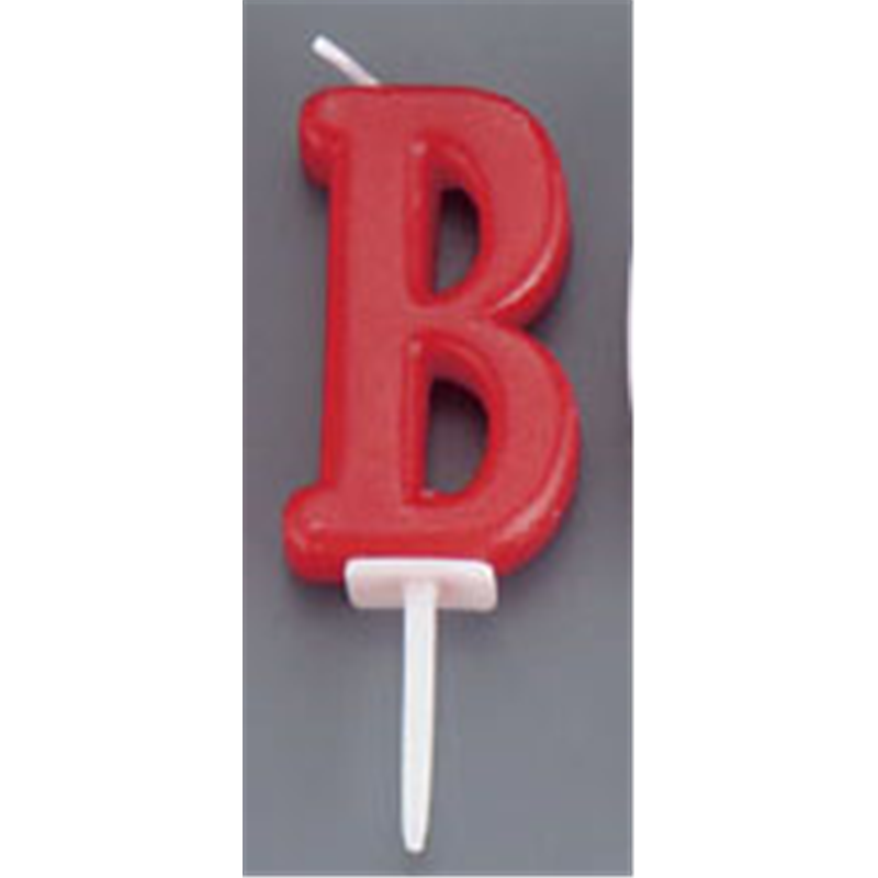 アルファベットキャンドル　パステル B 1個（ご注文単位1個）【直送品】