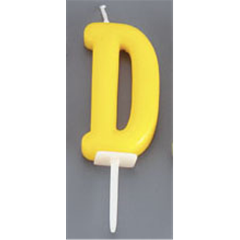 アルファベットキャンドル パステル D 1個(ご注文単位1個)【直送品】