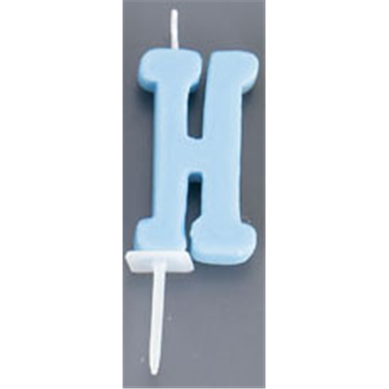 アルファベットキャンドル　パステル H 1個（ご注文単位1個）【直送品】