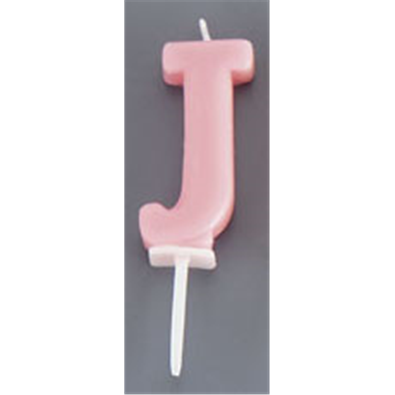 アルファベットキャンドル パステル J 1個(ご注文単位1個)【直送品】
