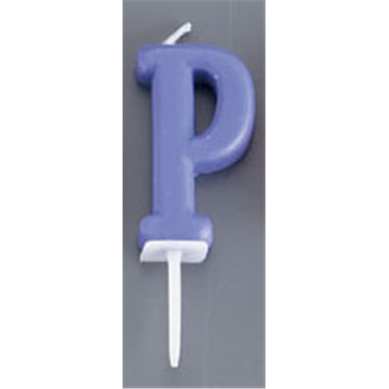 アルファベットキャンドル パステル P 1個(ご注文単位1個)【直送品】