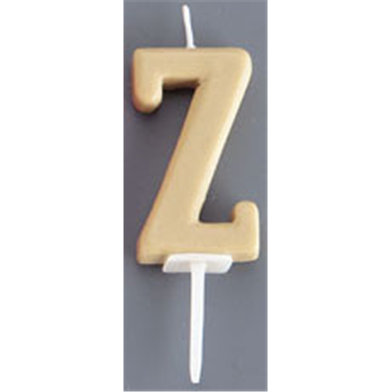 アルファベットキャンドル パステル Z 1個(ご注文単位1個)【直送品】