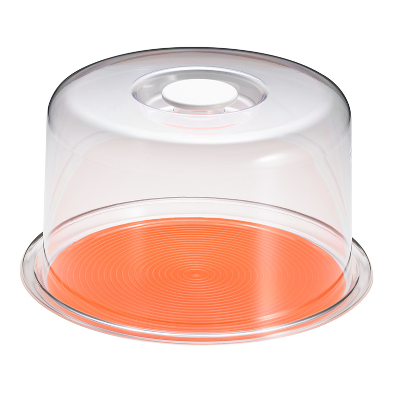 深型 クリア ラブリーハット 中 オレンジ 1箱(ご注文単位1箱)【直送品】