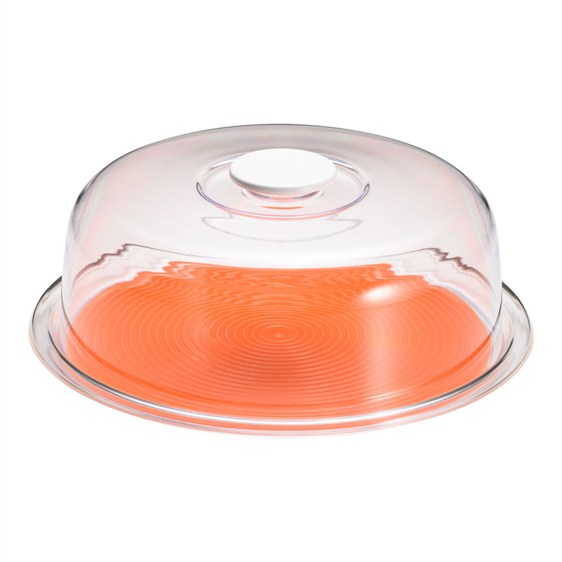 クリア ラブリーハット 丸ケーキ 中 オレンジ 1箱(ご注文単位1箱)【直送品】