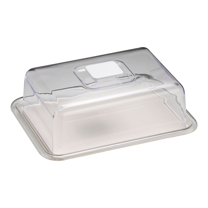 クリア　ラブリーハット　角ケーキ 中　ホワイト 1箱（ご注文単位1箱）【直送品】