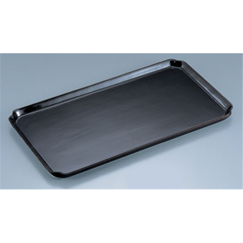 陶磁器　ケーキプレート　角　渕無 黒 1箱（ご注文単位1箱）【直送品】