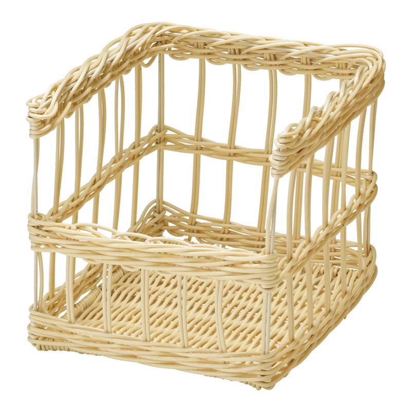 樹脂フランスパンスタンド　前開　白 小　91-110A 1個（ご注文単位1個）【直送品】