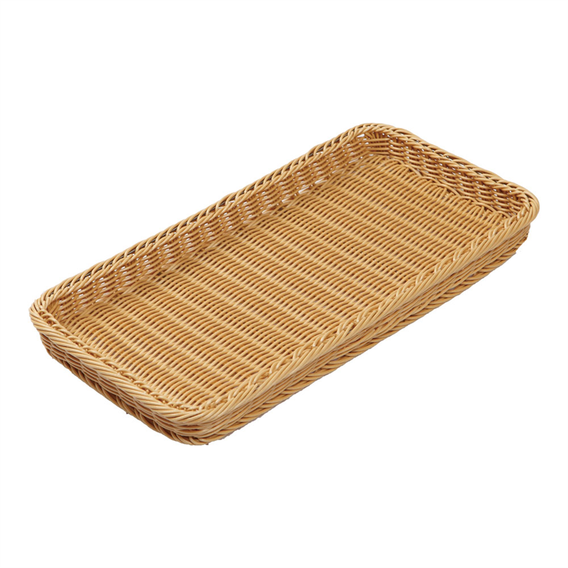 PPベーカリーバスケット　薄型　20型 アイボリーBB-4020-IV 1袋（ご注文単位1袋）【直送品】