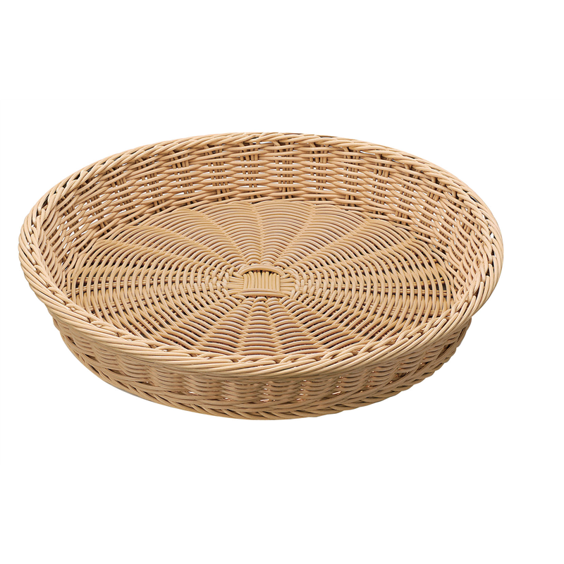 PPベーカリーバスケット　丸型　37型 アイボリー　BB-601-IV 1袋（ご注文単位1袋）【直送品】