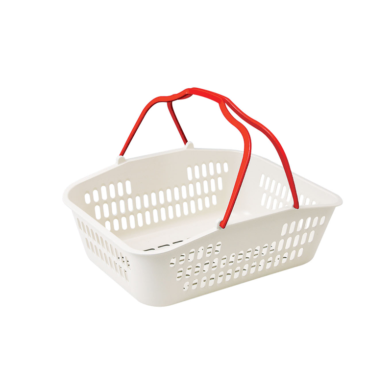 セルフバスケット　深型YK-1500-V レッド 1個（ご注文単位1個）【直送品】