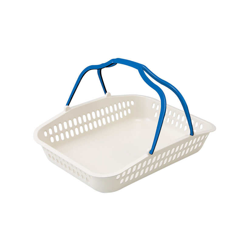 セルフバスケット中深型YK-1000-V ブルー 1個（ご注文単位1個）【直送品】