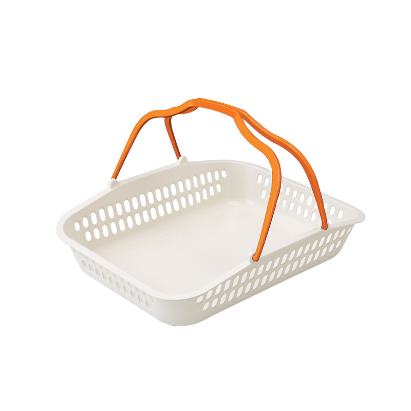 セルフバスケット中深型YK-1000-V オレンジ 1個（ご注文単位1個）【直送品】