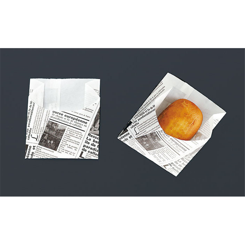 耐油紙袋 ヨーロピアンハーフムーン №210(100枚入) 1袋(ご注文単位1袋)【直送品】