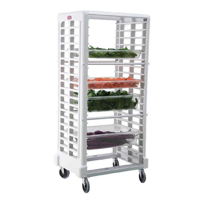 トラスト　フードストレージラックカート 8614　オフホワイト 1個（ご注文単位1個）【直送品】