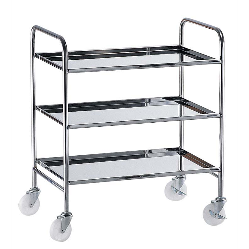 TKG18-8衛生サイドアップワゴン3段 ナイロン車 1箱（ご注文単位1箱）【直送品】