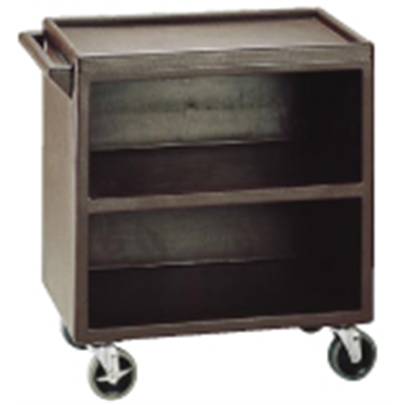 キャンブロサービスカート クローズタイプ BC330 ダークブラウン 1箱(ご注文単位1箱)【直送品】
