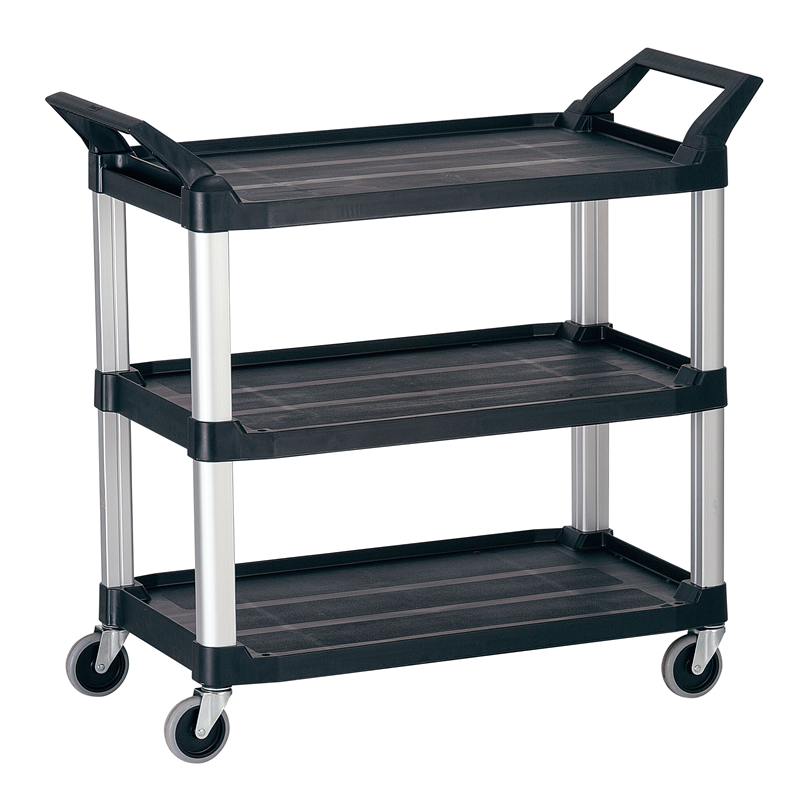 トラスト Hi5ユーティリティーカート L3段 4021 ブラック 1箱(ご注文単位1箱)【直送品】