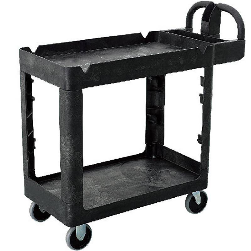 トラスト シェルフユーティリティーカート 2段 4044 ブラック 1箱(ご注文単位1箱)【直送品】