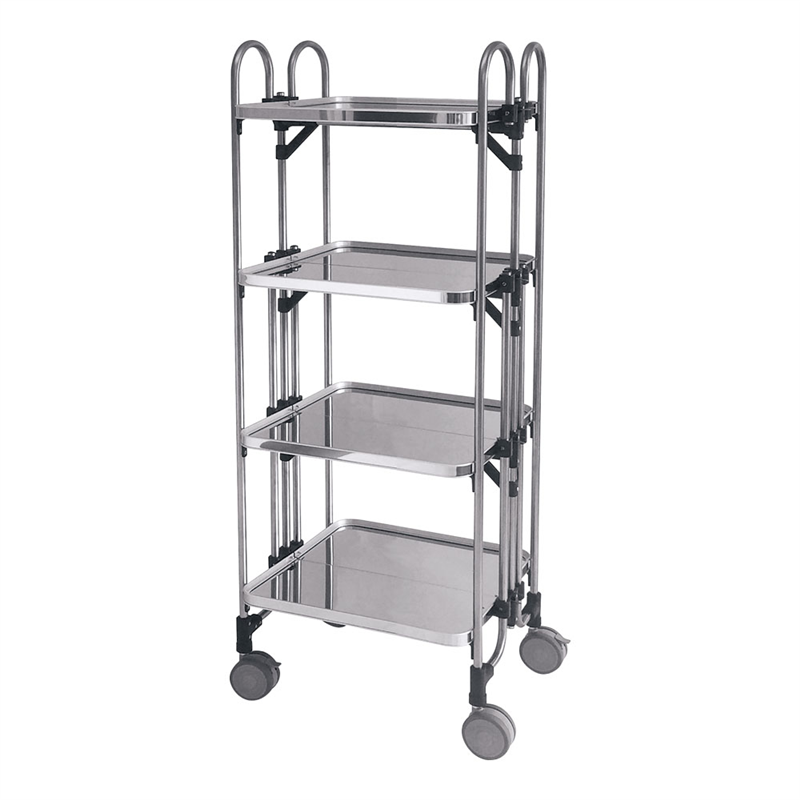 アボジワゴン 4段(折りたたみ式) KEA-4 1箱(ご注文単位1箱)【直送品】