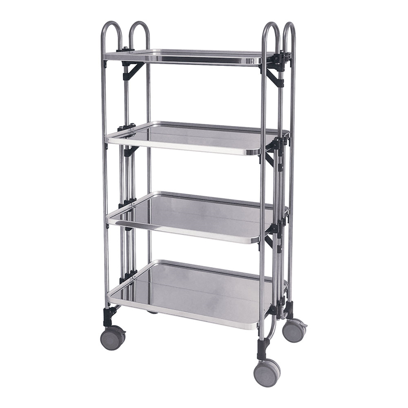 アボジワゴン 4段(折りたたみ式) KEAM-4 1箱(ご注文単位1箱)【直送品】