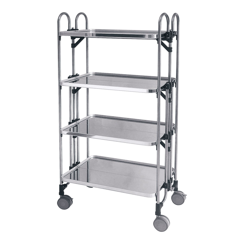 アボジワゴン 4段(折りたたみ式) KEAW-4 1箱(ご注文単位1箱)【直送品】