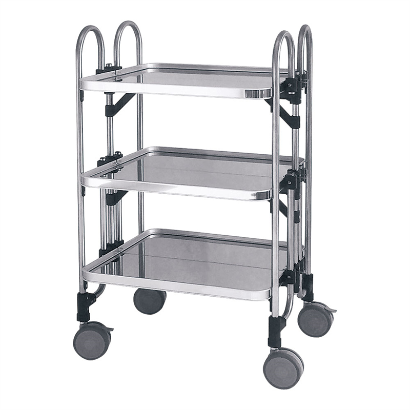 アボジワゴン 3段(折りたたみ式) KEA-3 1箱(ご注文単位1箱)【直送品】