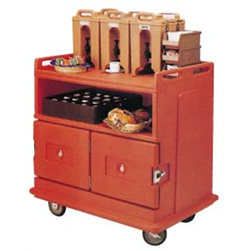 キャンブロ　ビバレッジ　サービスカート MDC-24　スレートブルー 1箱（ご注文単位1箱）【直送品】