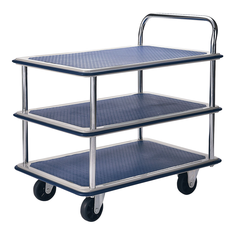 静かなスチール台車 3段 PH3001T-3 1箱(ご注文単位1箱)【直送品】