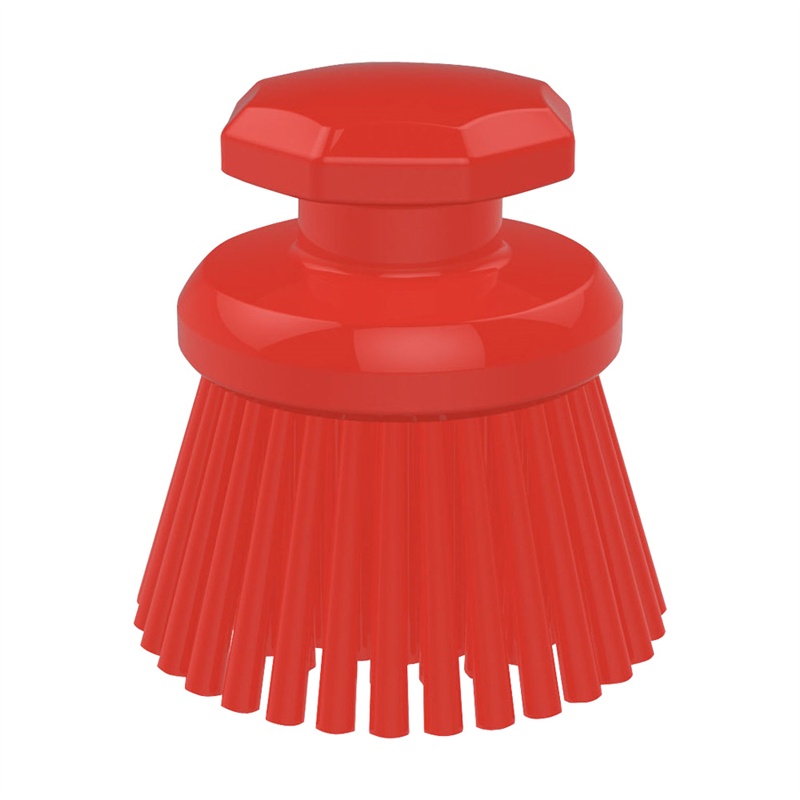 脱毛防止　丸型ハンドブラシ　ハード 122333　レッド 1箱（ご注文単位1箱）【直送品】