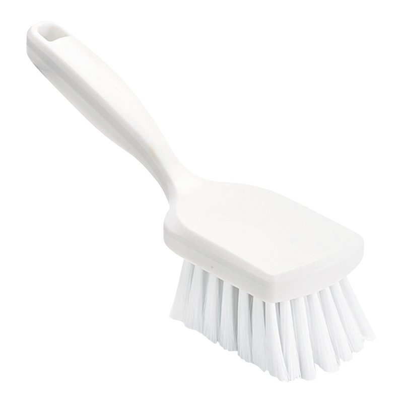 トラスト　ショートハンドルブラシ　ソフト 1241604　ホワイト 1箱（ご注文単位1箱）【直送品】