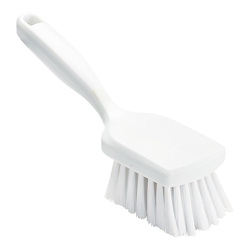 トラスト ショートハンドルブラシ ハード 1243604 ホワイト 1箱(ご注文単位1箱)【直送品】