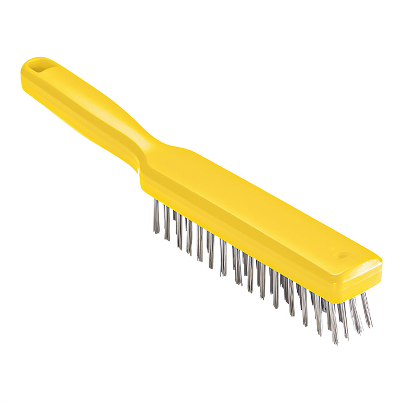 TRオールカラーステンレスワイヤーブラシ 1411605 イエロー 1袋(ご注文単位1袋)【直送品】