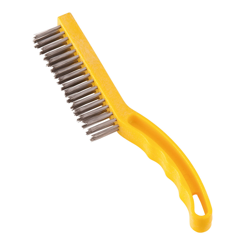 トラスト　ステンレスワイヤーブラシ 6761　イエロー 1個（ご注文単位1個）【直送品】