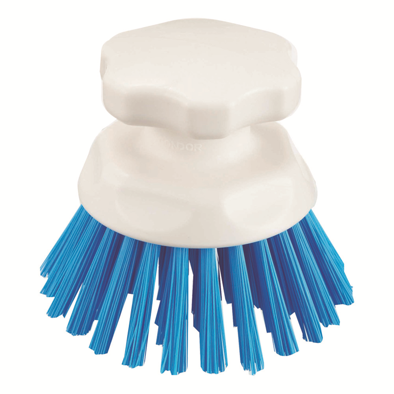 HG　ハンドブラシ　丸型 ブルー 1袋（ご注文単位1袋）【直送品】