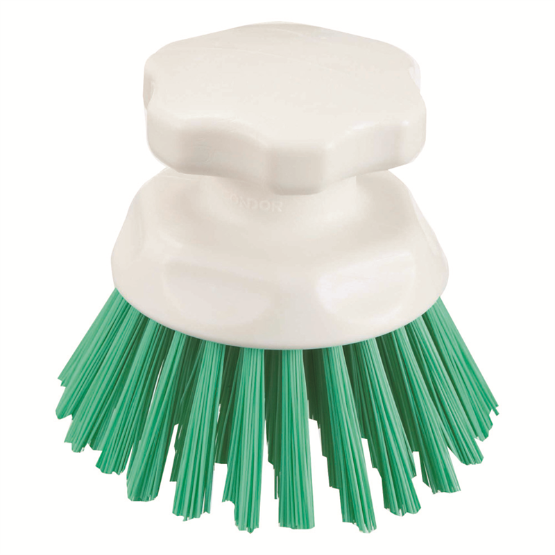 HG　ハンドブラシ　丸型 グリーン 1袋（ご注文単位1袋）【直送品】