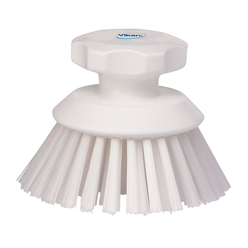 ヴァイカン ハンドブラシ丸 3885 ハードタイプ ホワイト 1袋(ご注文単位1袋)【直送品】