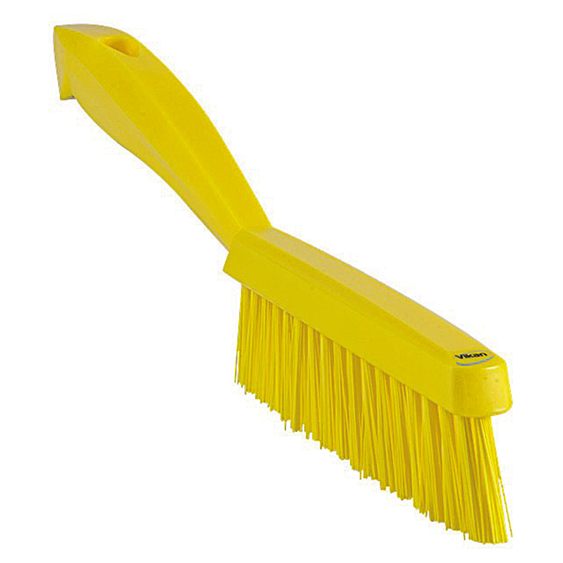 ヴァイカン　スモールハンドルブラシ 4195　ハード　イエロー 1袋（ご注文単位1袋）【直送品】